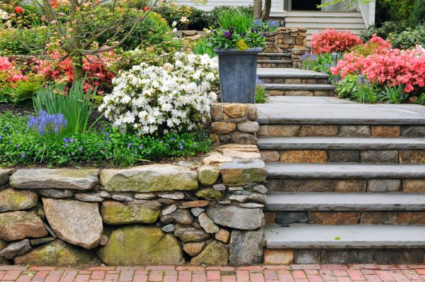 Stone Stairs Repair in Redding