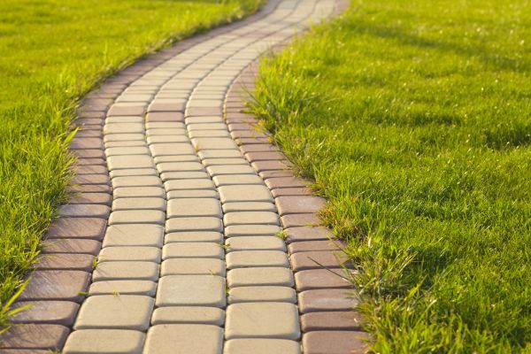 Sidewalk Brick Repair in Redding