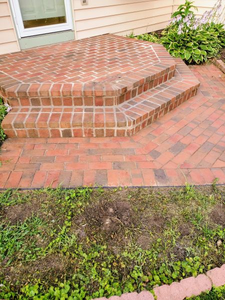 Brick Stoop Repair in Redding